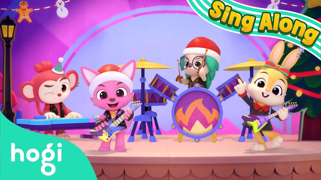 Jingle Bells Band 🔔｜Pinkfong Hogi Nursery Rhymes & Kids Songs