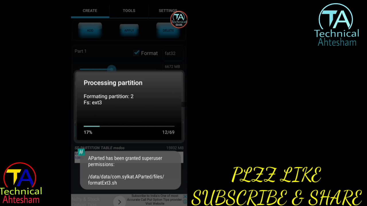 Android partition ||root needed|| easy way