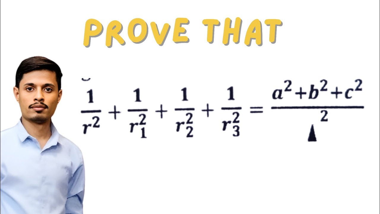 "😲 Geometry+Trig Proof | (a² + b² + c²)/Δ² Explained | Triangle Power Shortcut"