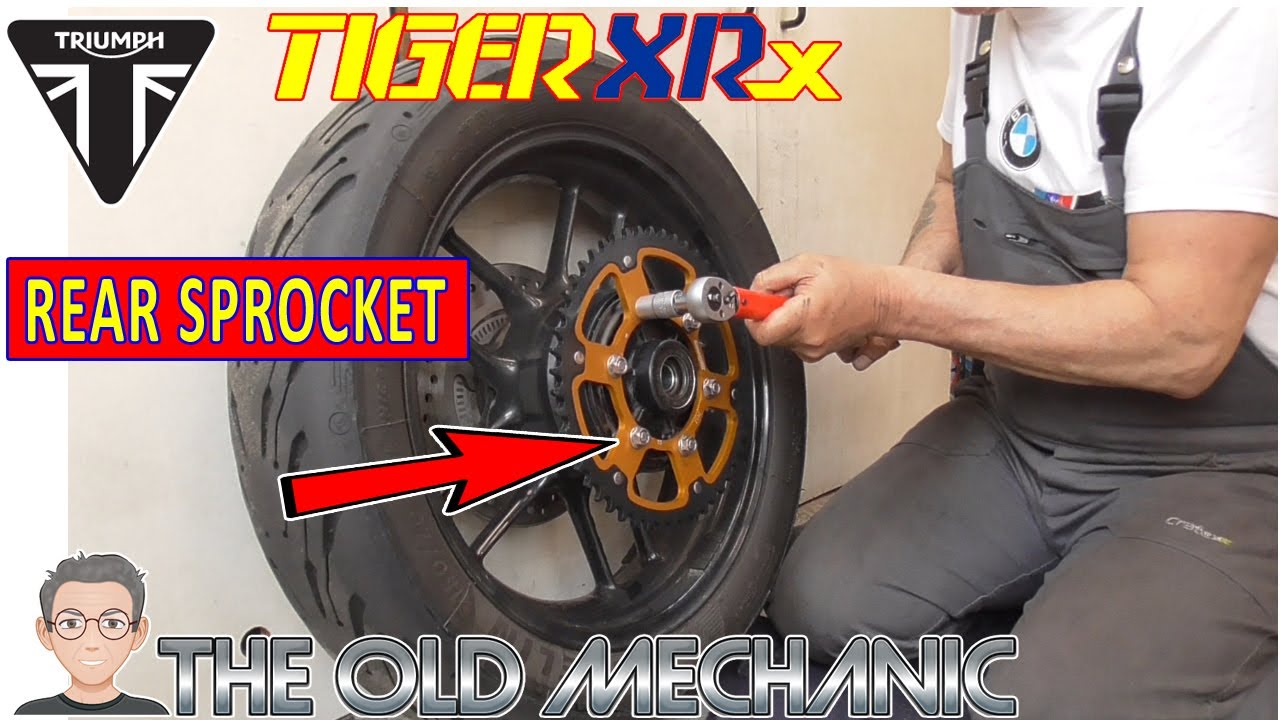 Triumph Tiger XRX NEW CHAIN & SPROCKETS (-SUPERSPROX STEALTH-) PART-2#4