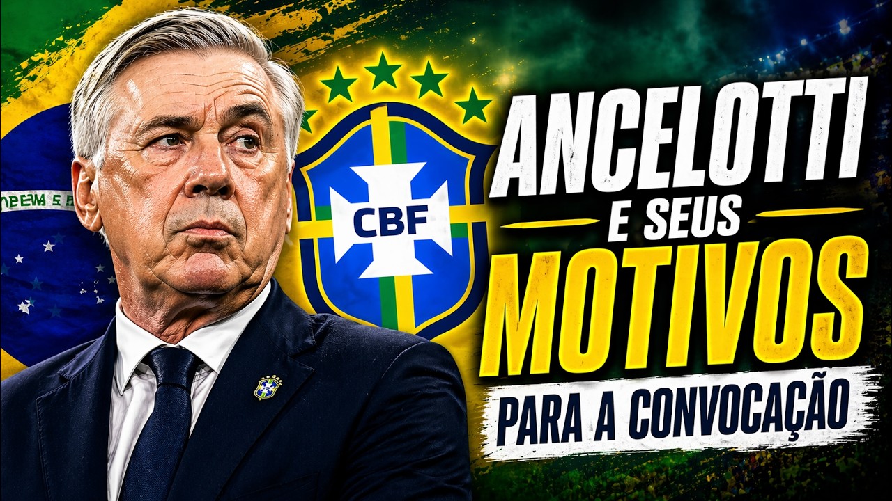 O MOTIVO QUE FAZ ANCELOTTI SER A ESPERANÇA DO HEXA 🇧🇷