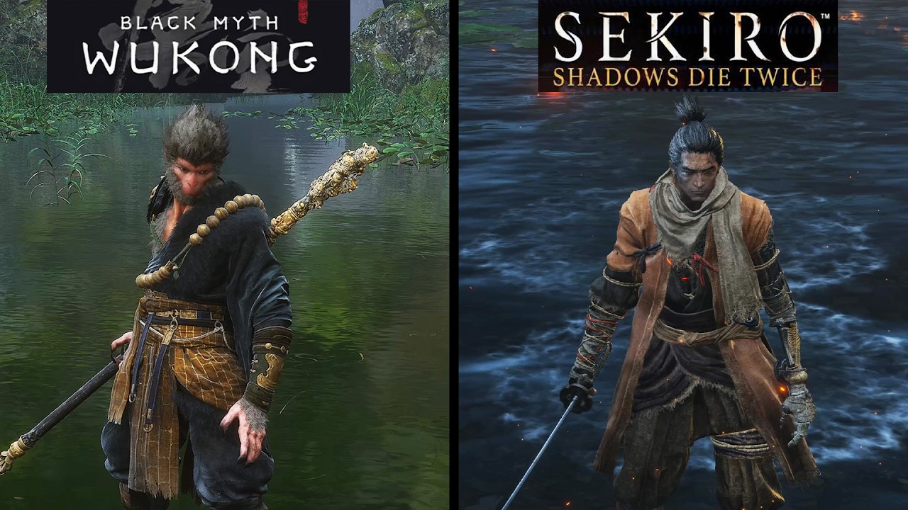 Black Myth Wukong vs Sekiro Shadows Die Twice - Physics and Details Comparison