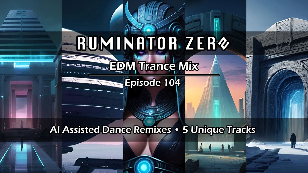 EDM Trance Mix Episode 104 • AI Assisted Dance Music by Ruminator Zero