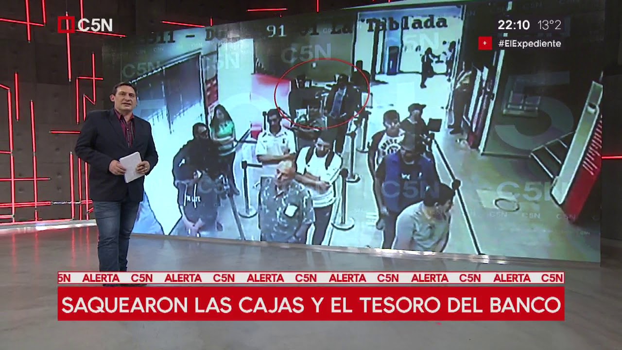 Un golpe millonario en tres minutos: se llevaron 8,5 millones de pesos de un banco