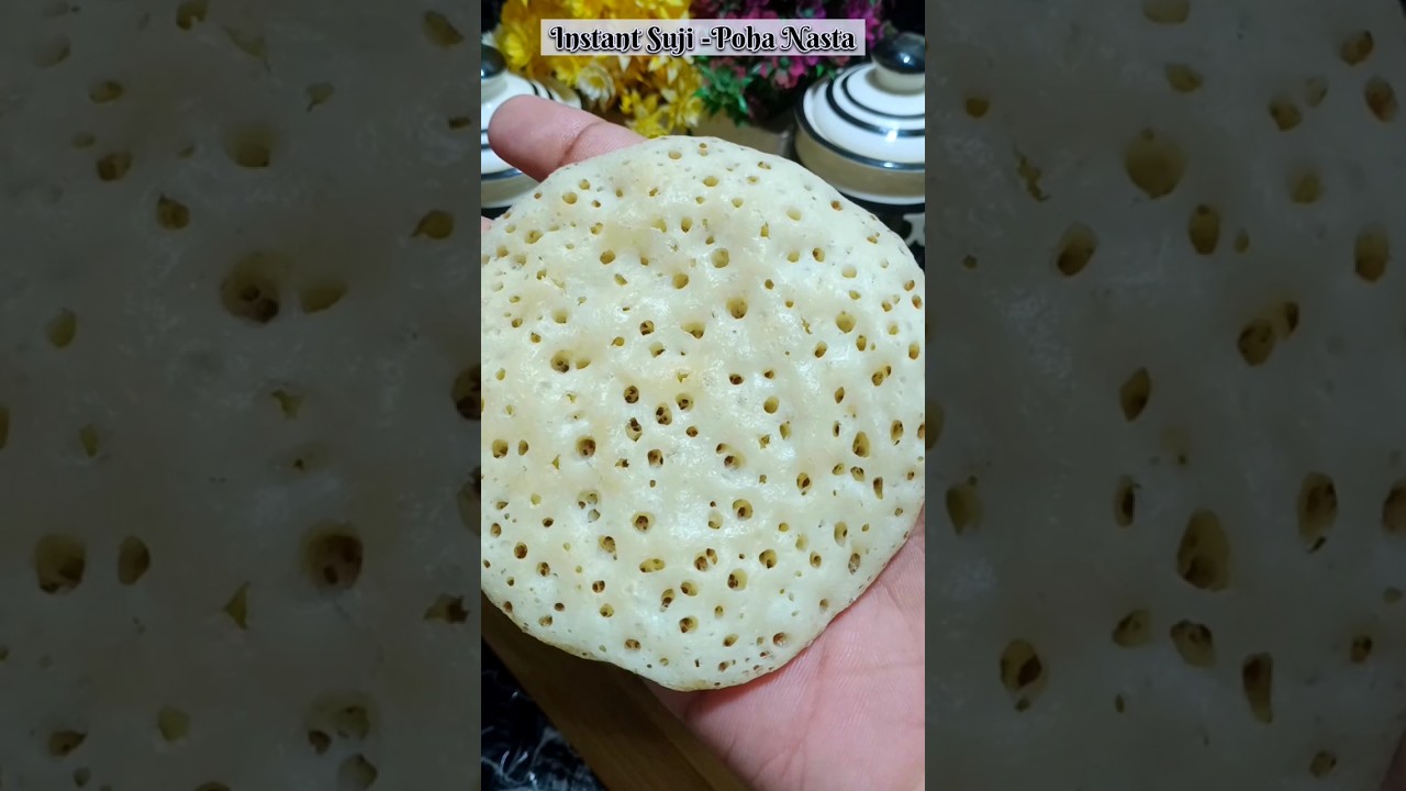 Instant Suji-Poha Nasta Recipe | Suji Poha Nasta | #shorts #viralvideo #easyrecipe #suji #poha #dosa