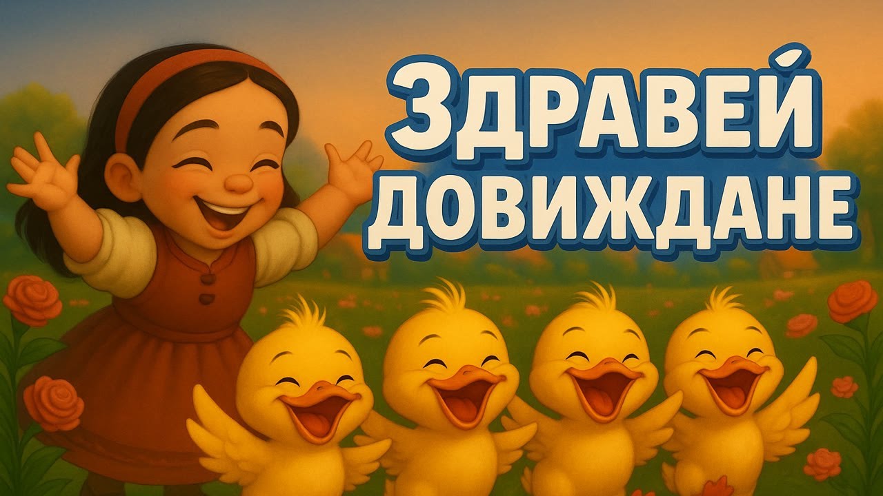 Здравей Довиждане 👋 Българска Детска Песен | Патешки танц / Pateshki Tanc