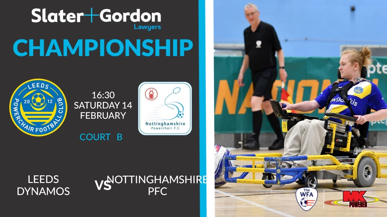 Leeds Dynamos vs Nottinghamshire PFC - Slater & Gordon Championship Court B