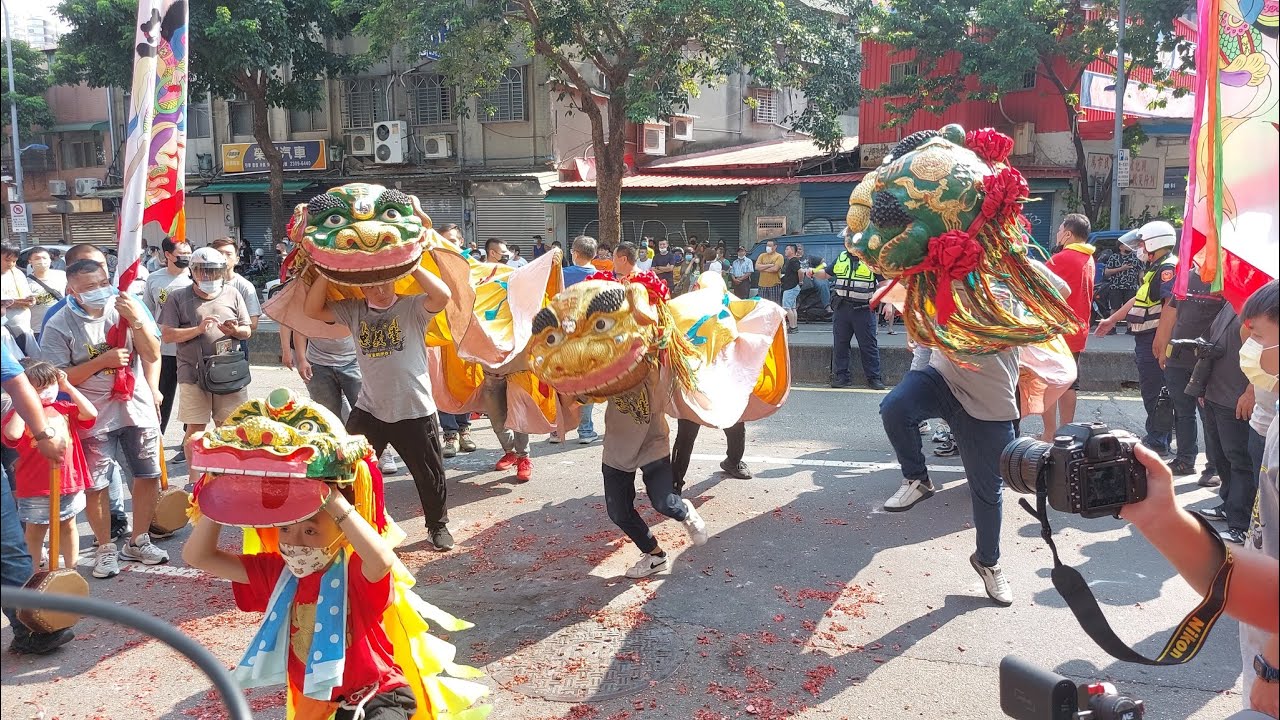 【蘆洲光華忠義堂-金獅團】~111台北聖德宮蕭府太傅入火安座遶境