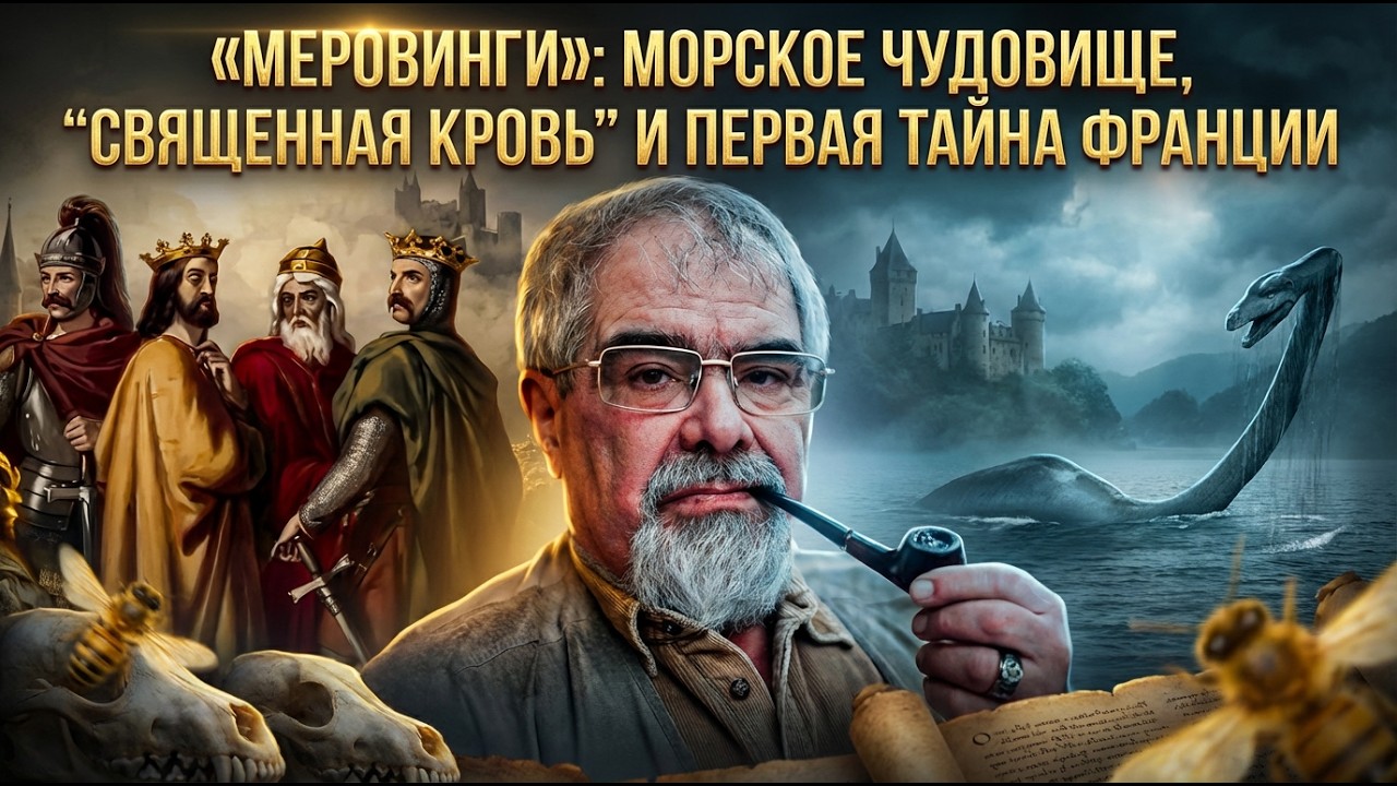 «МЕРОВИНГИ»: морское чудовище, “священная кровь”. И первая тайна Франции | Андрей Буровский