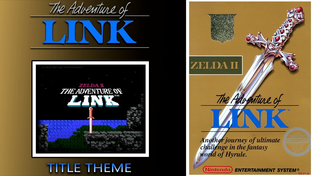 NES Music Orchestrated - Zelda II - The Adventure of Link - Title Theme
