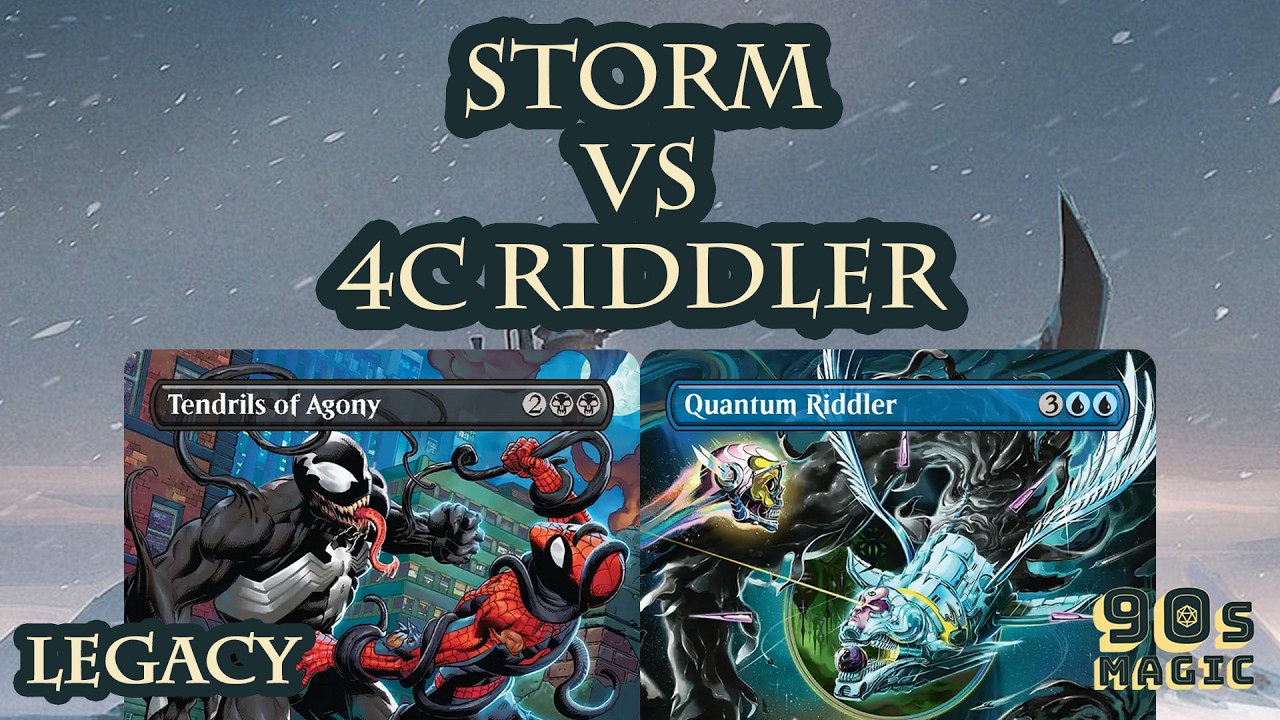 Spider-Man plays Legacy at NYC FNM ?! | Storm vs 4c Riddler