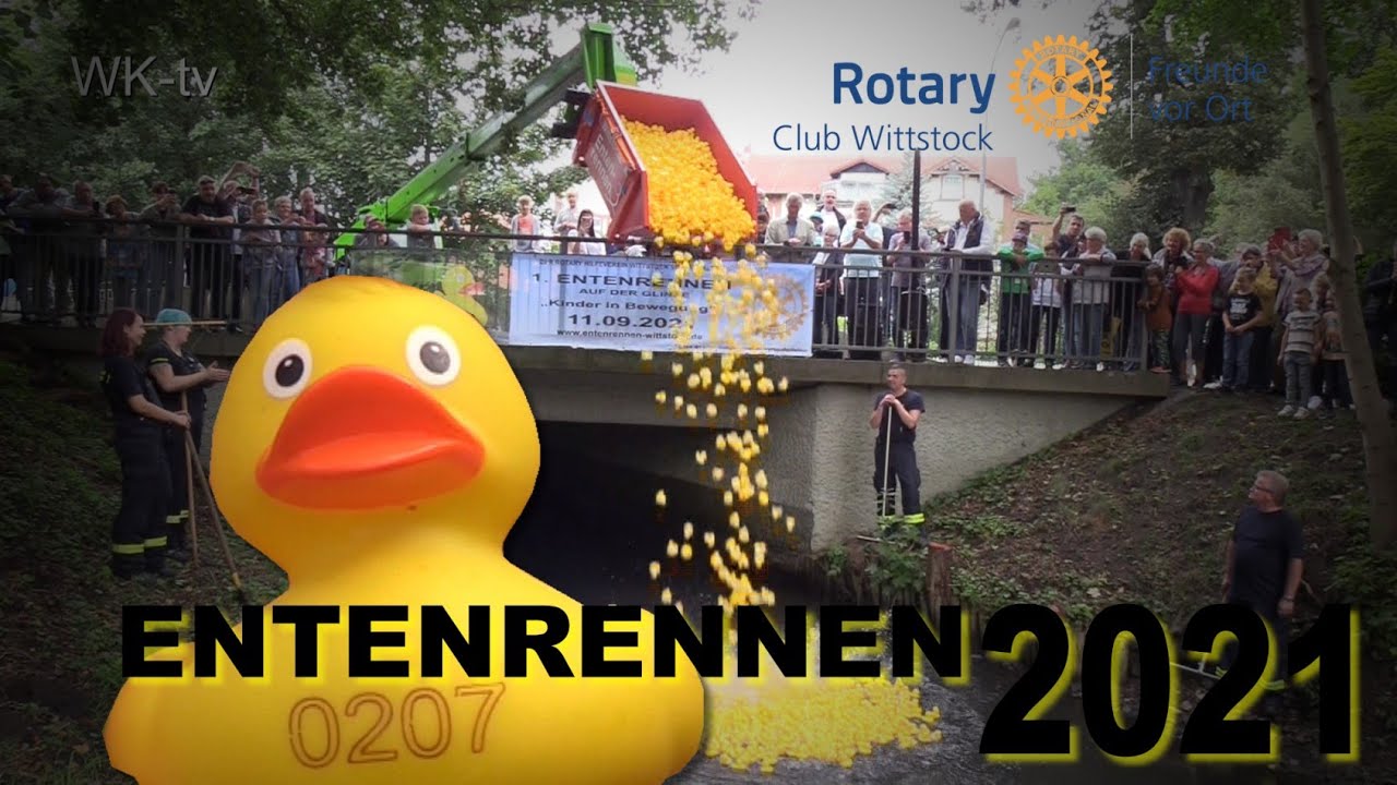 ENTENRENNEN 2021 auf der Glinze in Wittstock/Dosse