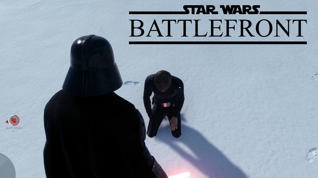Star Wars: Battlefront - Bow Before Me Luke - Beta [Walker Assault: Hoth] Xbox One Gameplay