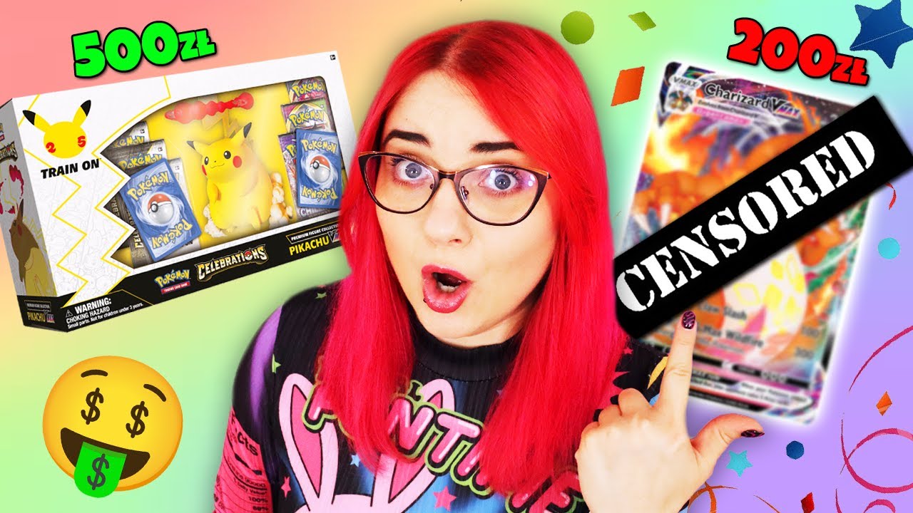 POWRÓT KART POKEMON 🎉 WIELKIE OTWIERANIE Pikachu Celebrations