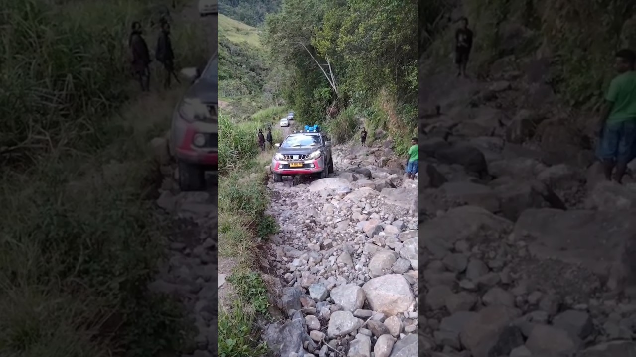 inilah kondisi jalan di nduga Papua terjal dan rawan #ndugapapua #puncakjaya