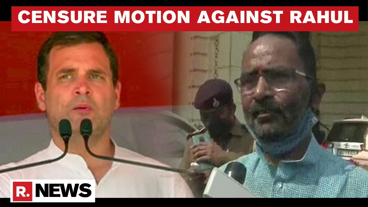 BJP Moves Censure Motion Against Rahul Gandhi For His 'North Vs South' Remark In Bihar Assembly