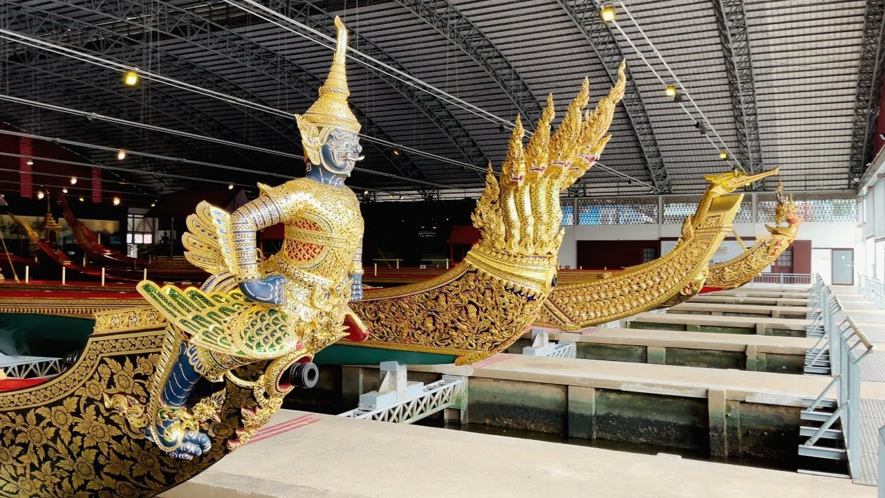 【4K】Thailand's Royal Barge Museum (Virtual Tour)
