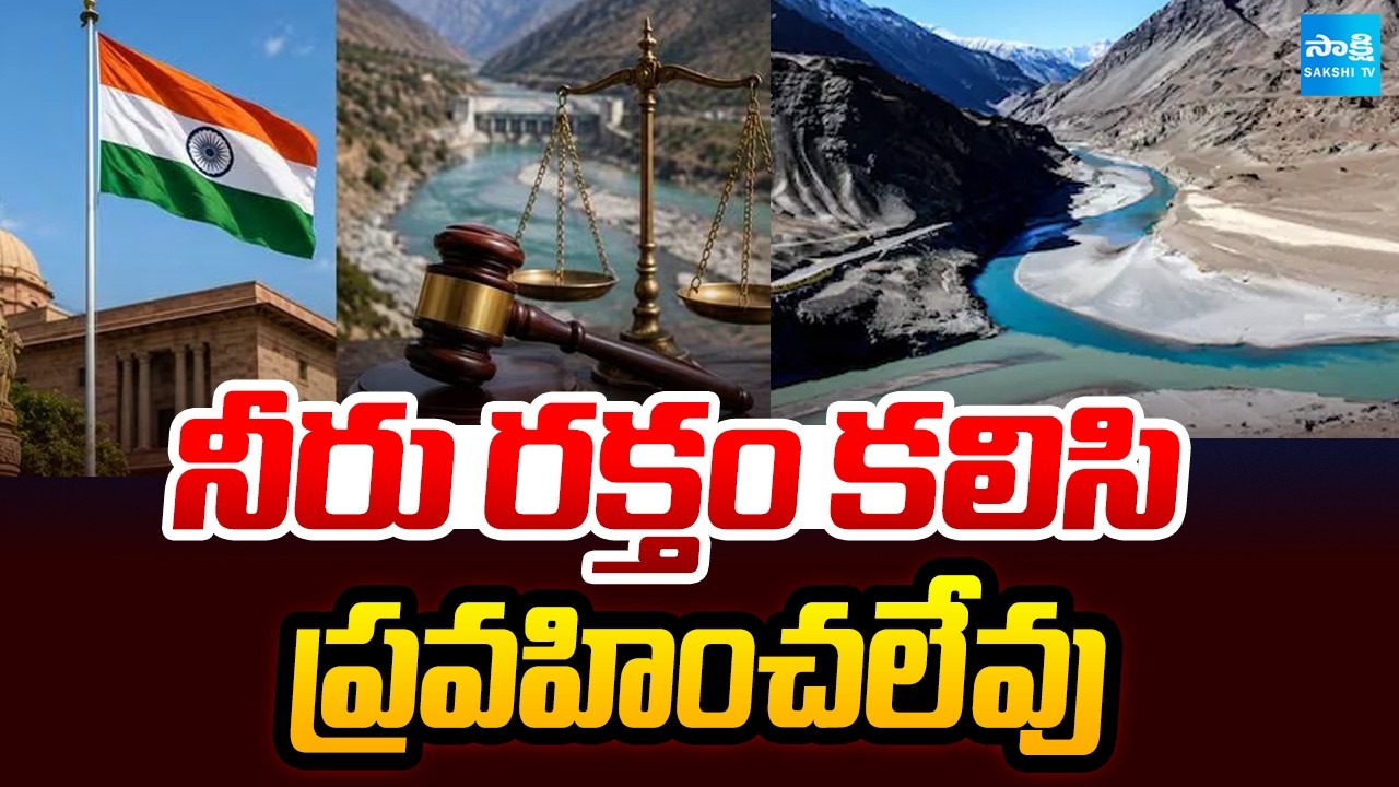 నీరు రక్తం కలిసి ప్రవహించలేవు:India Rejects Hague Court Ruling on Indus Waters Treaty  @SakshiTV