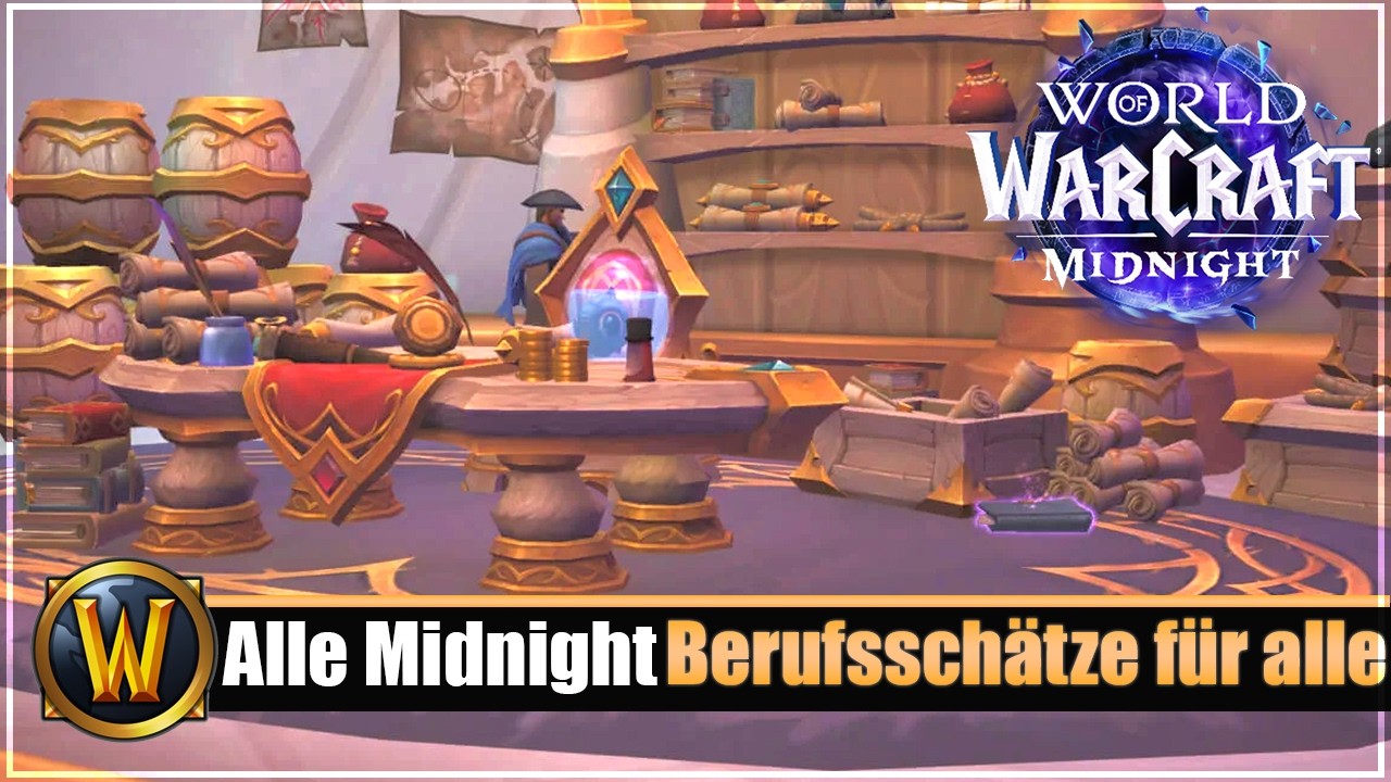 Guide: Alle Midnight Berufsschätze für alle Berufe (Berufswissen)