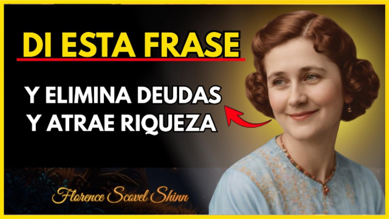 LA FRASE SECRETA DE 3 PALABRAS QUE ELIMINA DEUDAS Y ATRAE DINERO | Florence Scovel Shinn