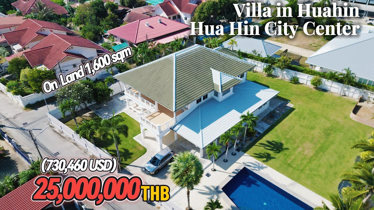 VIlla in Hua Hin City Center on Land 1 rai 25 mil THB | HuaHin Property 94