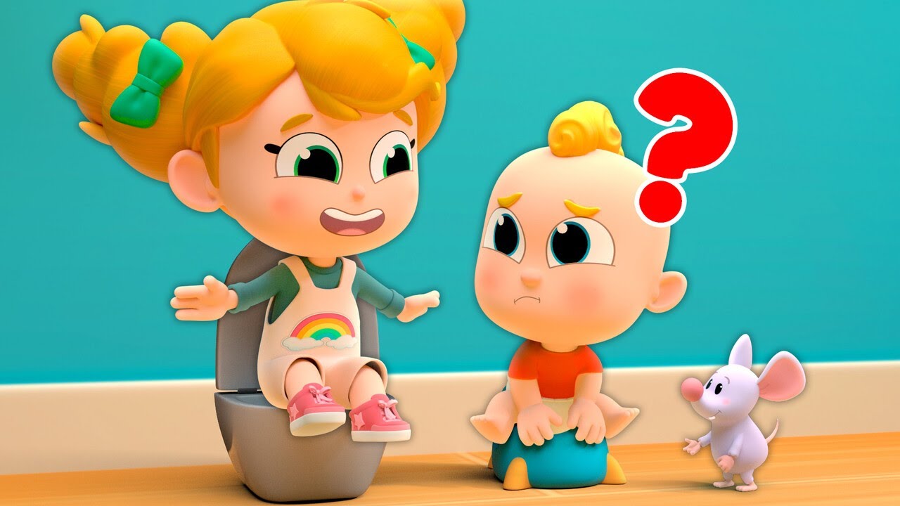 ¡Bebé Miliki aprende a ir al baño! – Buenos hábitos para niños | Miliki