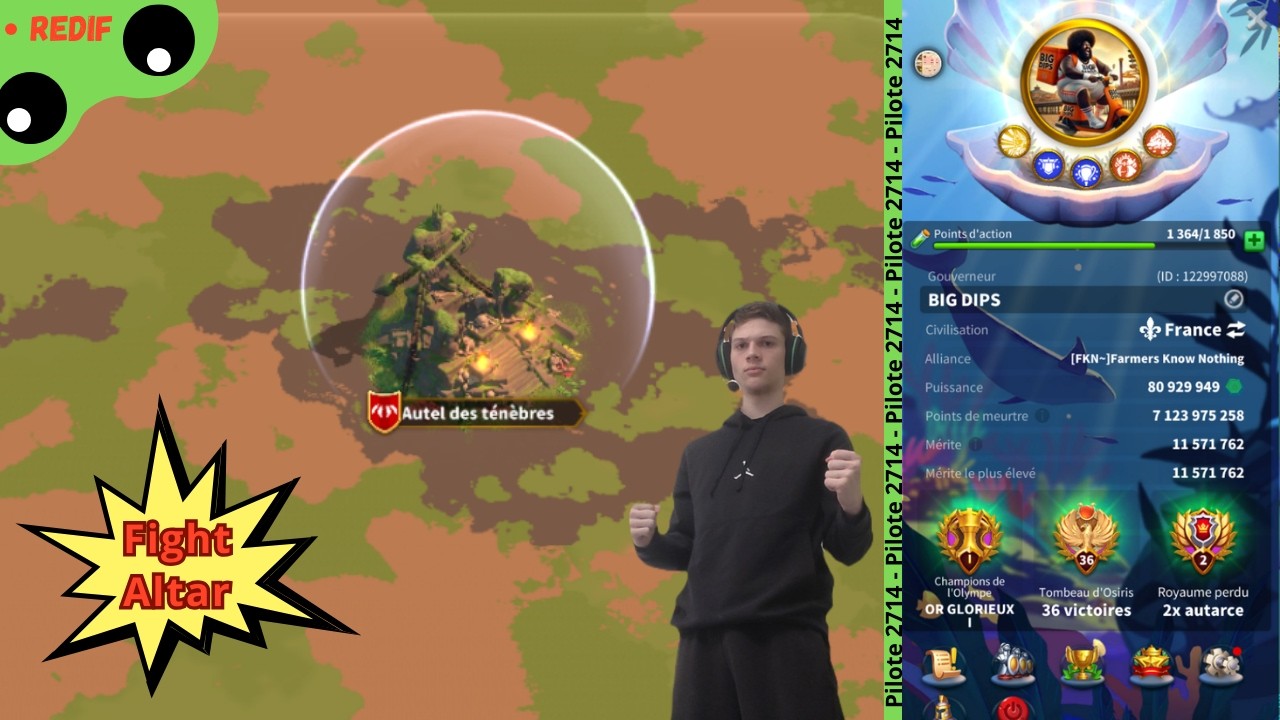 25/02/2025 | [Rediffusion] |  Rise of Kingdom | Fight (pilote) | #2714