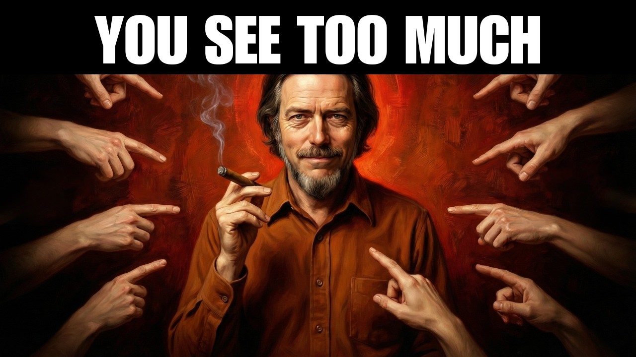 Alan Watts: The World Feels Wrong Because You See Too Much