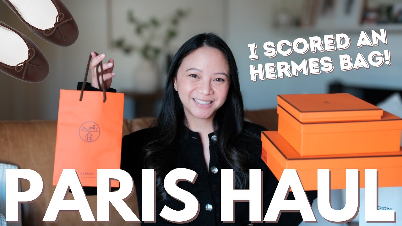PARIS SHOPPING HAUL (+ A BAG at HERMES w/ NO APPOINTMENT) | Hermès, Repetto, Soeur, Fane, etc