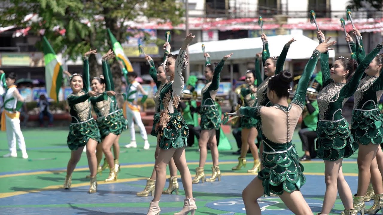 CBSUA Sipocot Central Bicol State University of Agriculture Band and Majorettes Exhibition CHAMPION