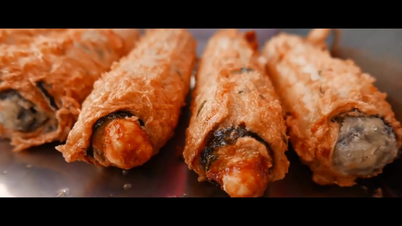 Fish Cake Roll with Various Other Ingredients (Special Skills Maker) - Korea Street Food