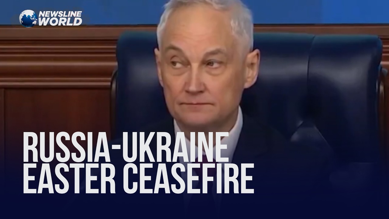 Путин объявляет о православном прекращении огня с Украине на Пасху.