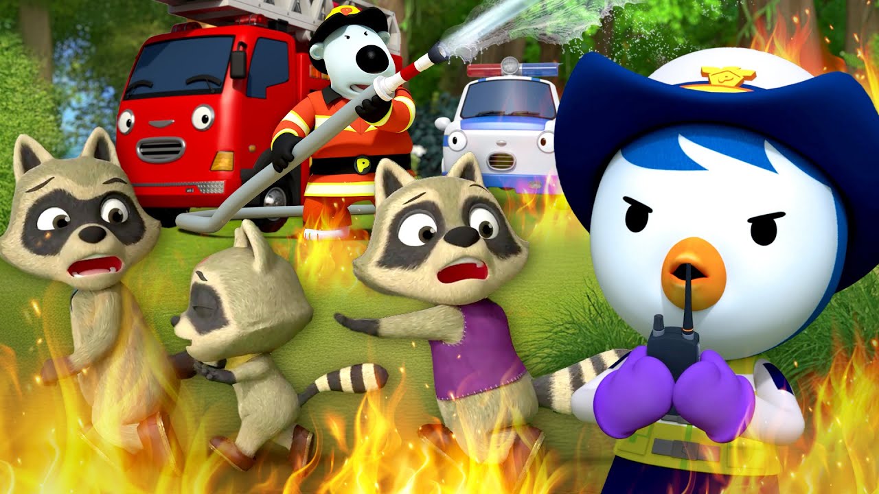 Kartun anak | Tim Penyelamat Pororo | Jangan Main Pemadam Api Sembarangan | ICONIX Kids