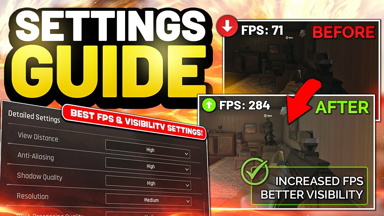BEST PC Settings for Arena Breakout Infinite (Increase FPS & Visibility)