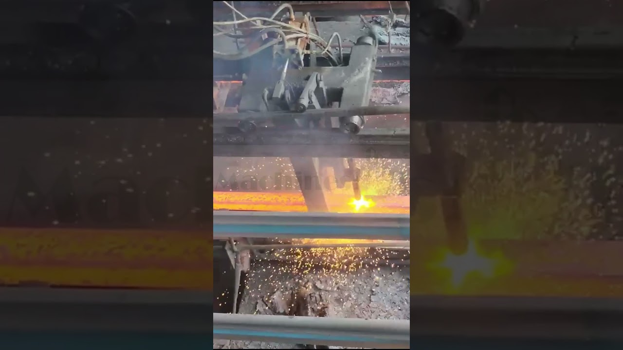 Machinesol's Auto Flame Cutter Working at a CCM Plant