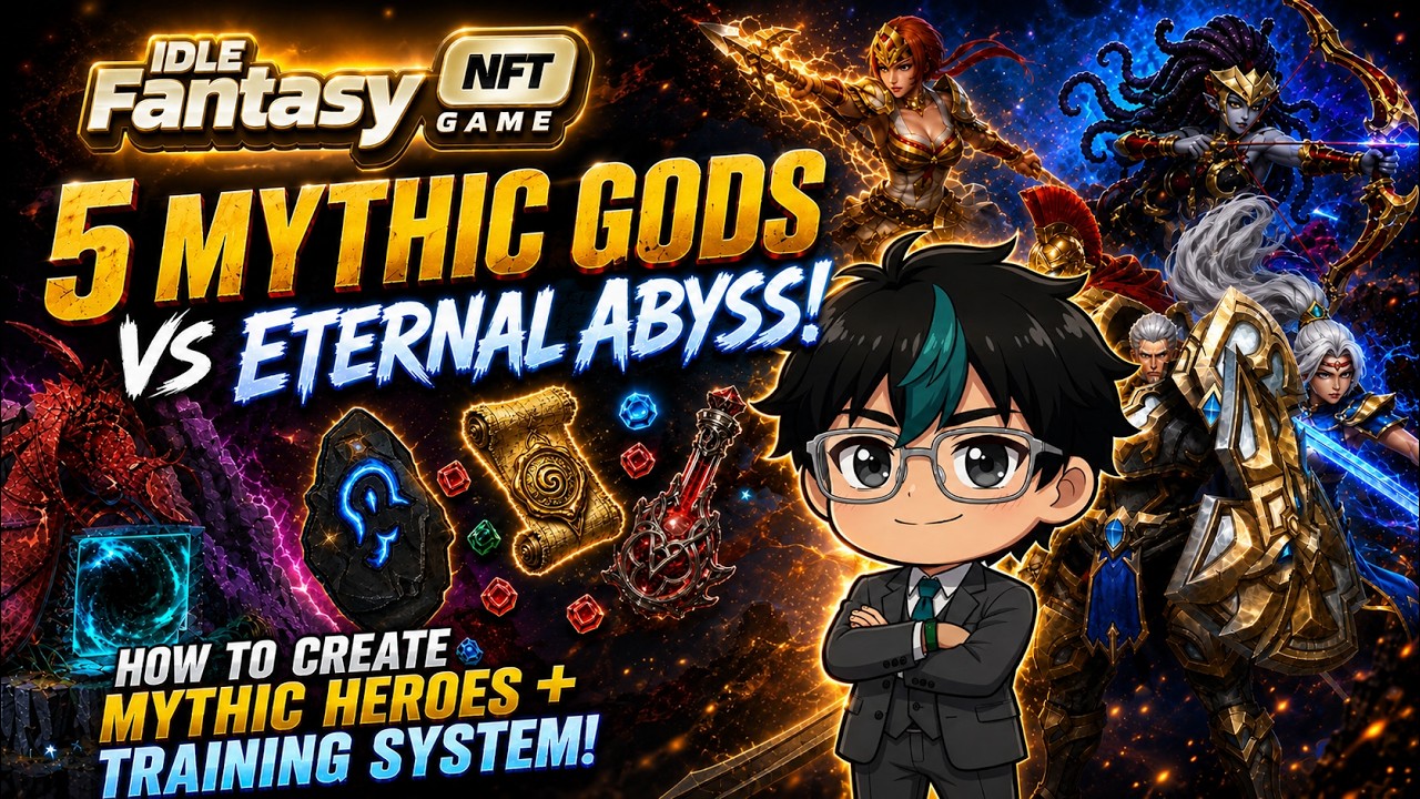 5 MYTHIC GODS vs Eternal Abyss! | How to Create Mythic Heroes + Training System | Idle Fantasy