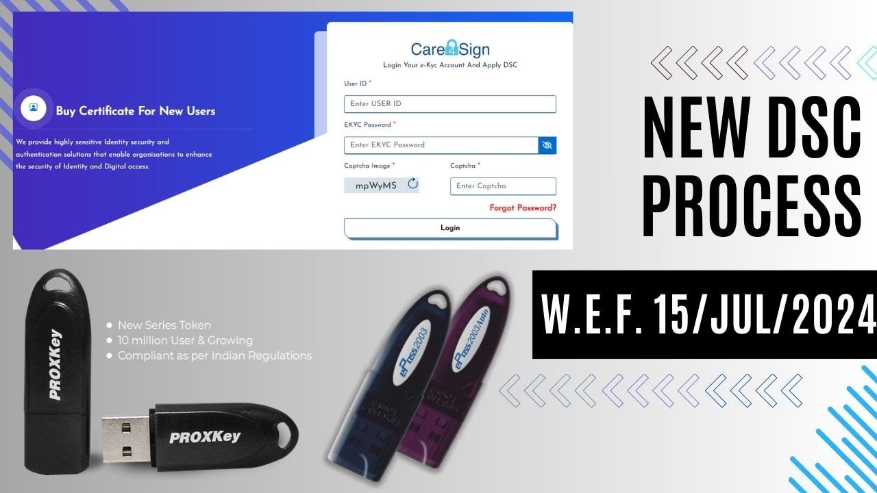 New Process of DSC After 15 July 2024 | Step-by-Step Guide
