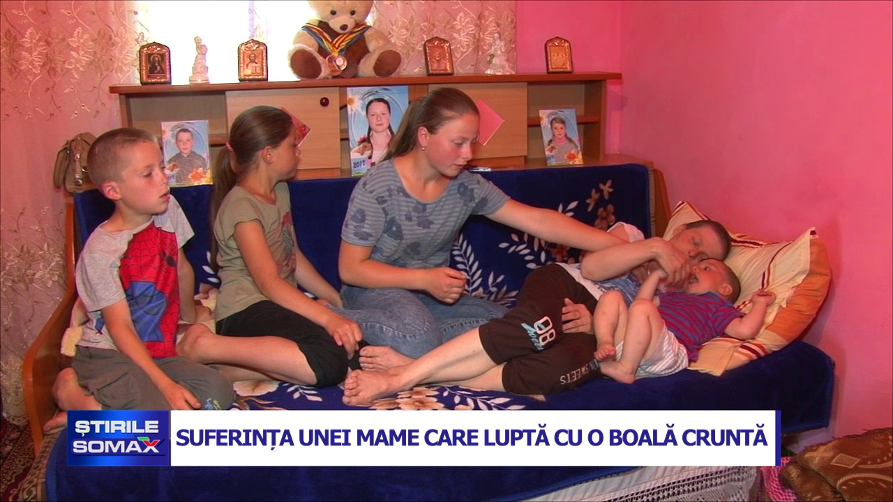 Mama a patru copii premianti lupta cu cancerul