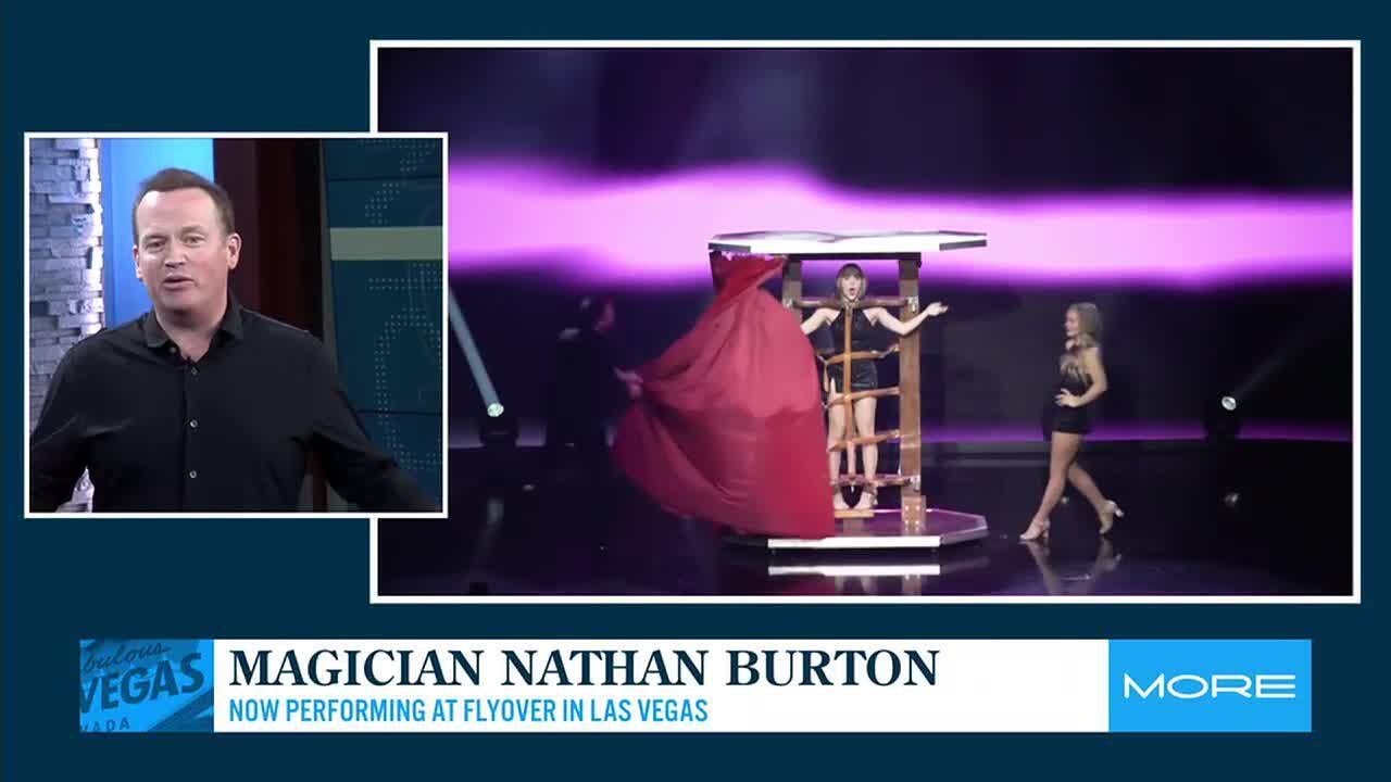 Magician Nathan Burton now performing at Flyover Las Vegas