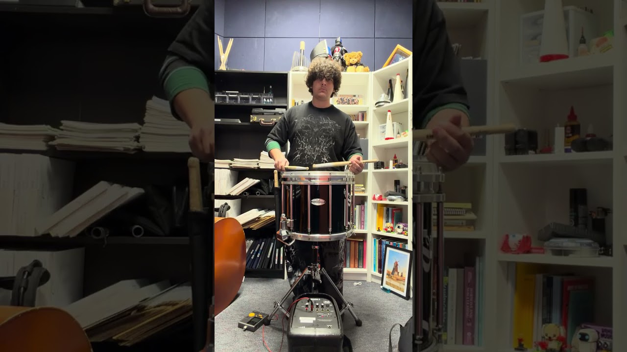 AU 2026 video assignment 2, diddle mcnuggets @ 120bpm first time buzz second time diddle, rolls V1-4