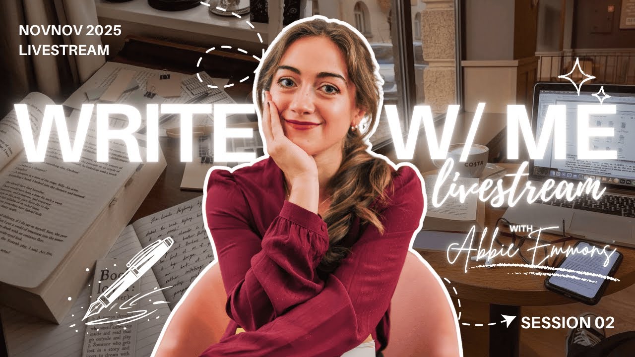 Write With Me LIVESTREAM ✨✏️  #NovNov2025