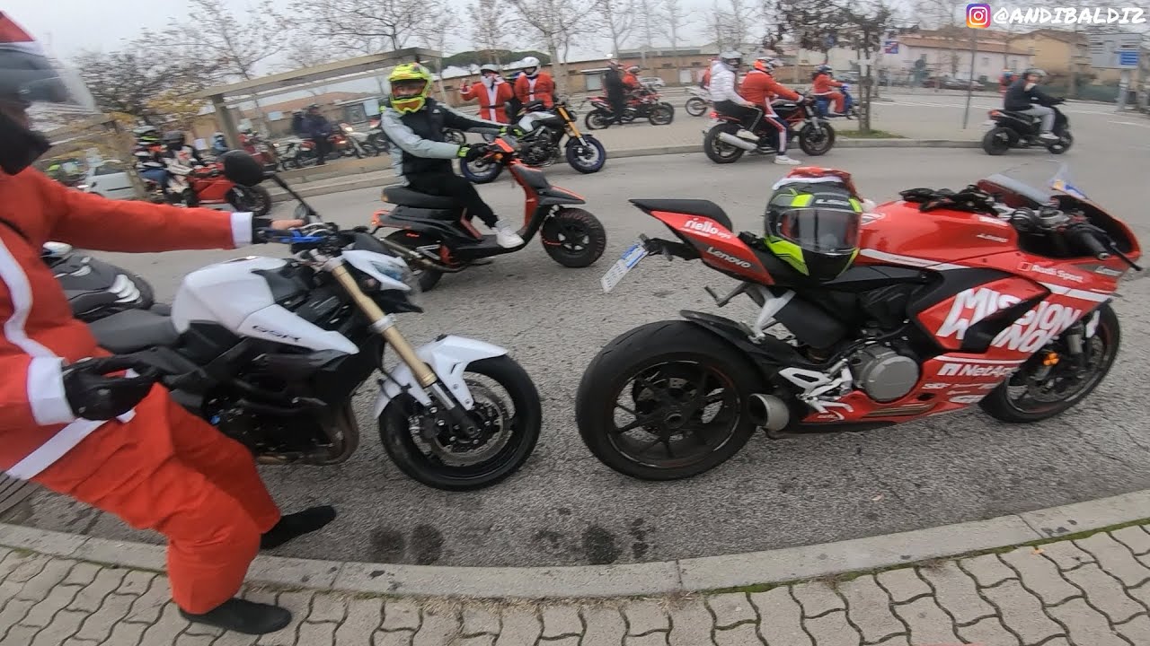 Con la PANIGALE al raduno di NATALE!!