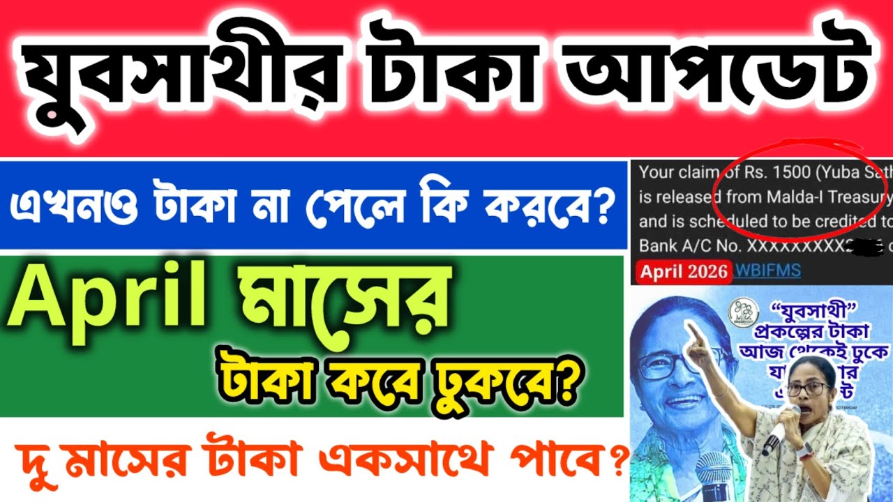 Yuva Sathi April payment update 2026 | ￼jubo sathi next payment update | yuvasathi status check 