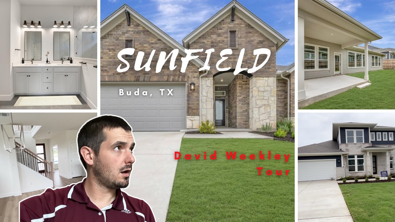 Sunfield, Буда, Техас | Обзор домов David Weekley и цены
