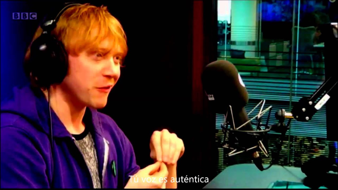 Rupert Grint singing 'Struck by Lightning' Sub. Español