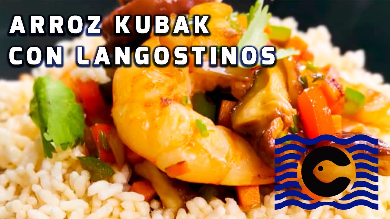 Receta de Kubak con langostinos