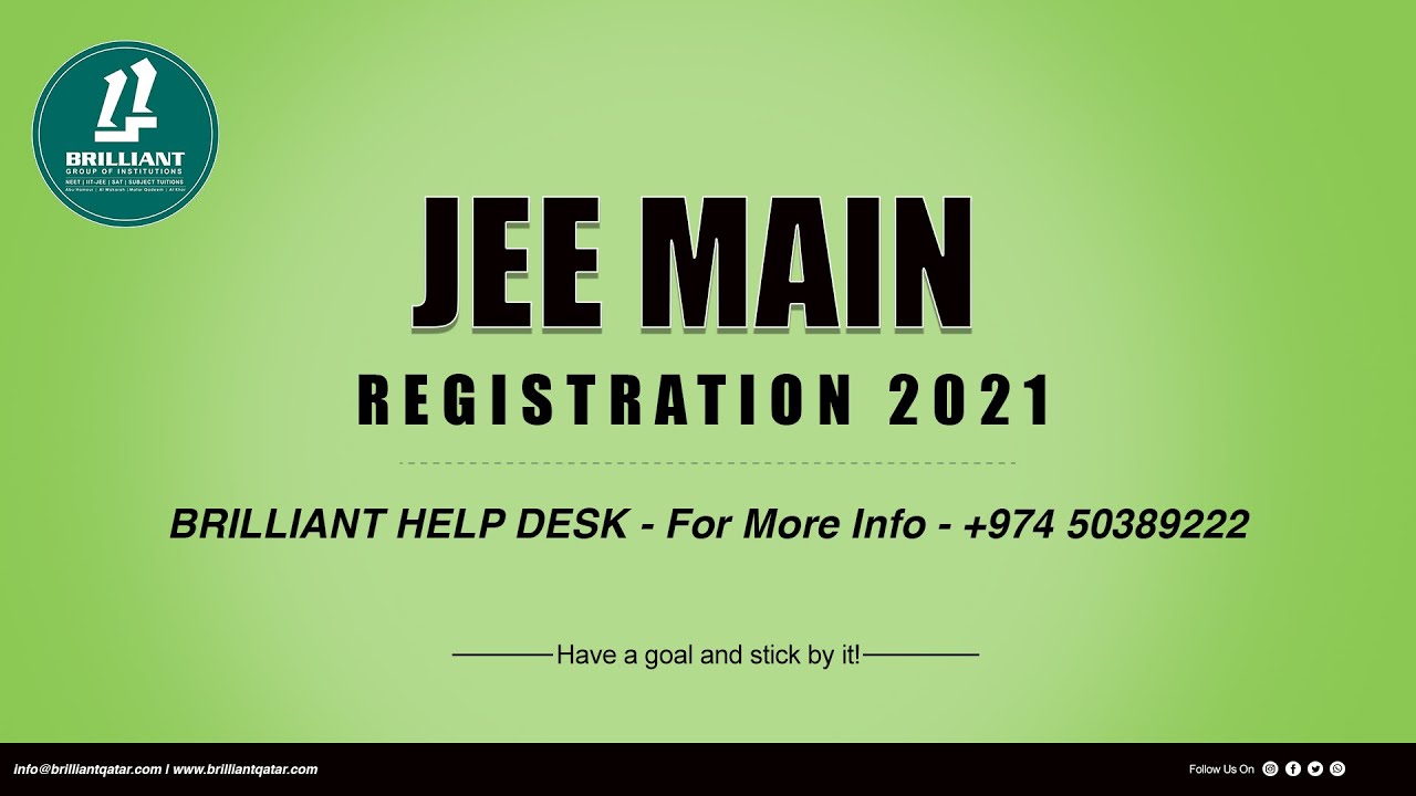 JEE MAIN 2021 Application Form Fill-up Step By Step