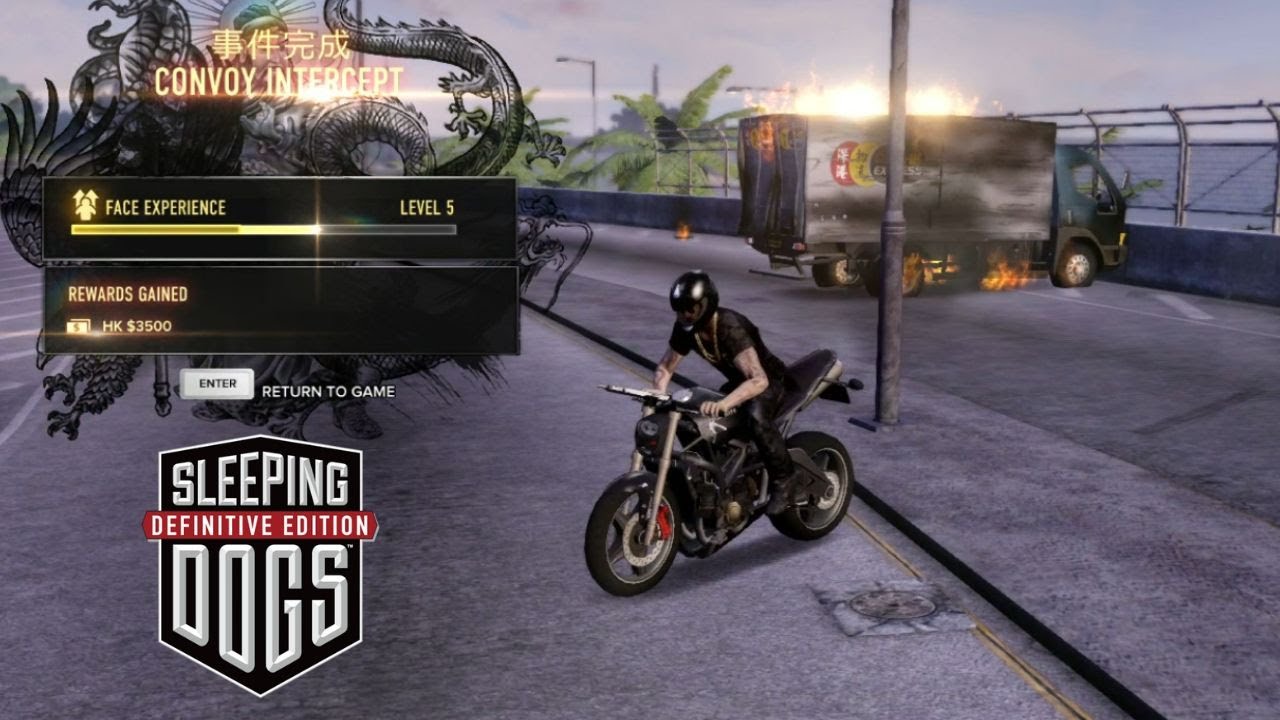 Face Mission "Convoy Intercept" in Sleeping Dogs: Definitive Edition