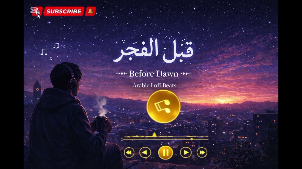 قبل الفجر | Before Dawn 🌅 Arabic Lofi Beats for Deep Focus & Night Vibes