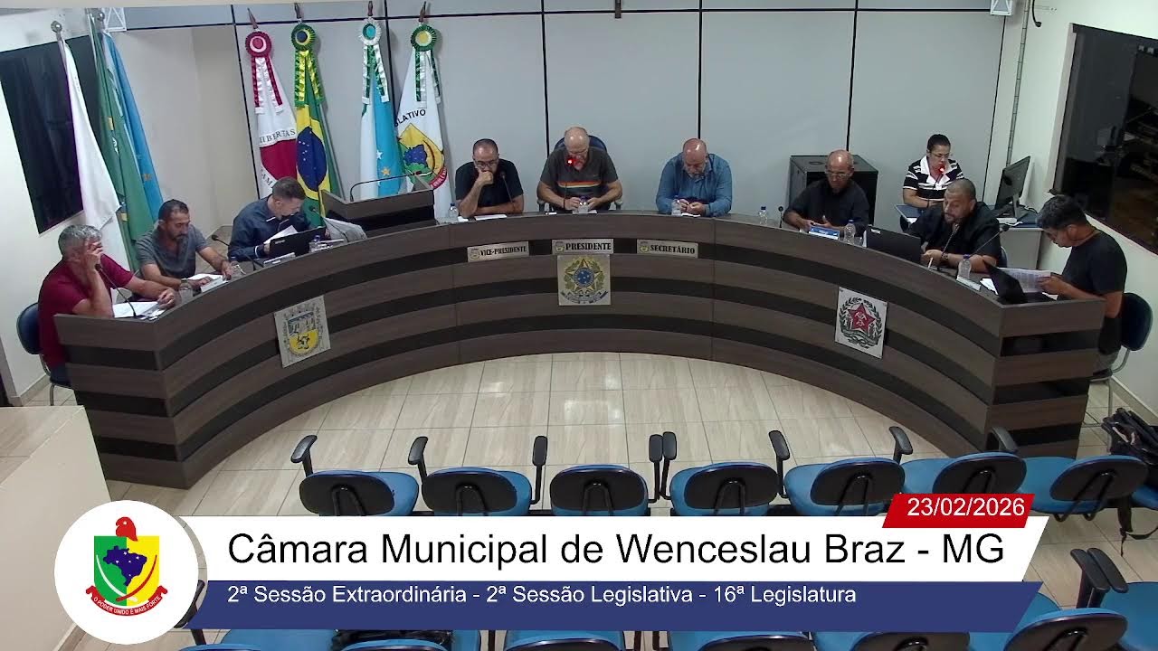 2ª Sessão Extraordinária - 2ª Sessão Legislativa - 16ª Legislatura do dia 23-02-2026